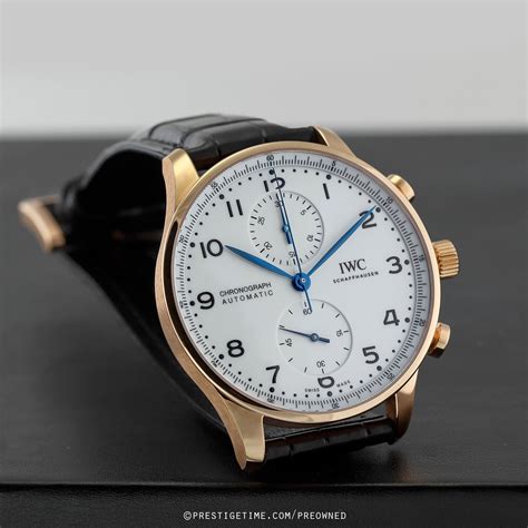 iwc portugieser chronograph edition 150 years|pre owned iwc portuguese chronograph.